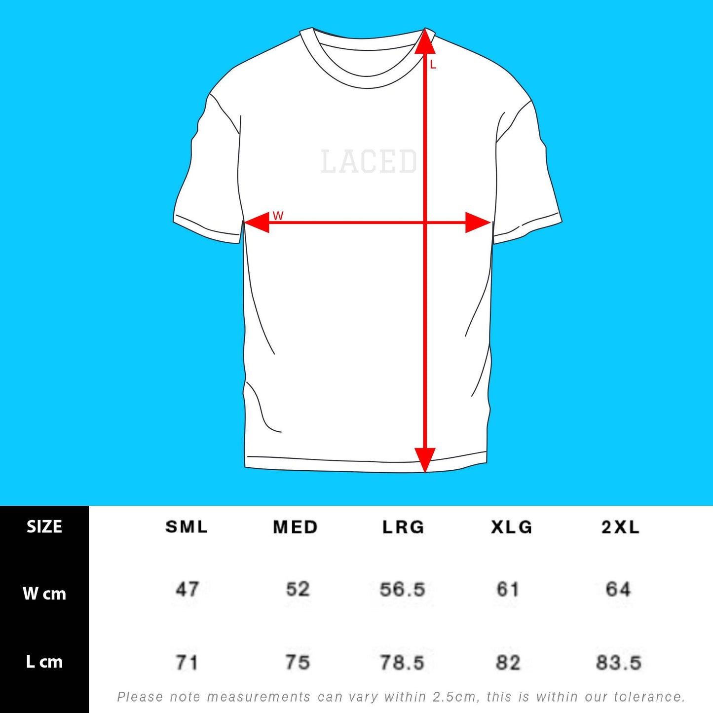 Stealth Tee - White - SIZE L ONLY