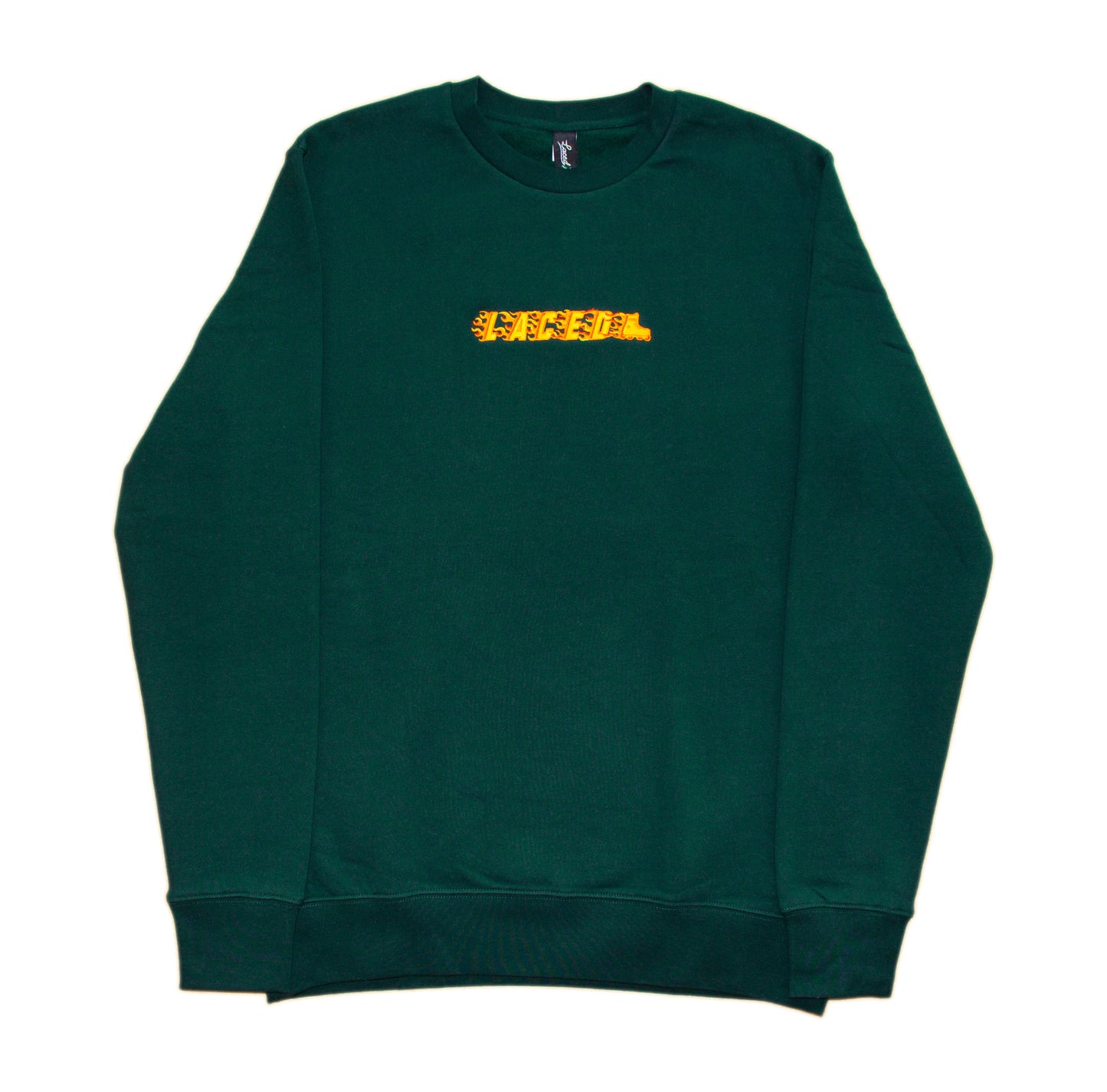 Laced Flame Sweatshirt - Pine Green
