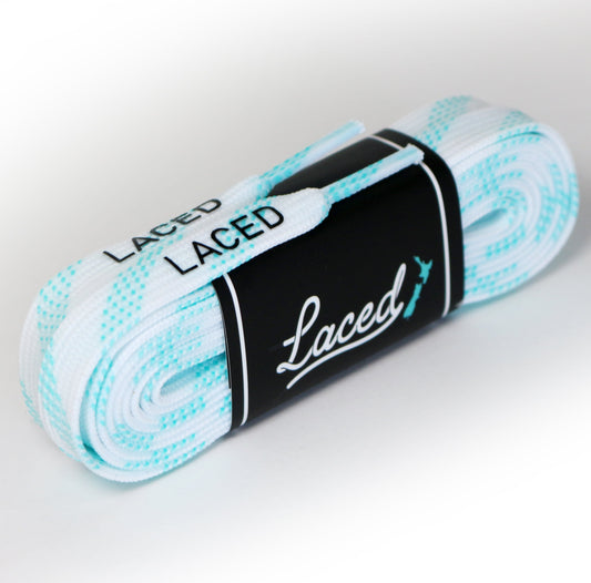 Laced Waxed Laces - White
