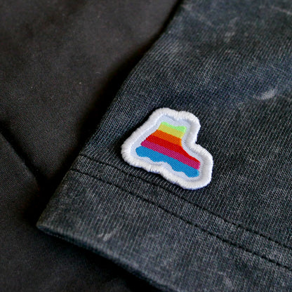 Race Tee - Stone Wash Black