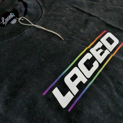 Race Tee - Stone Wash Black