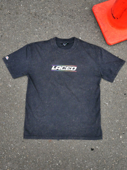 Race Tee - Stone Wash Black