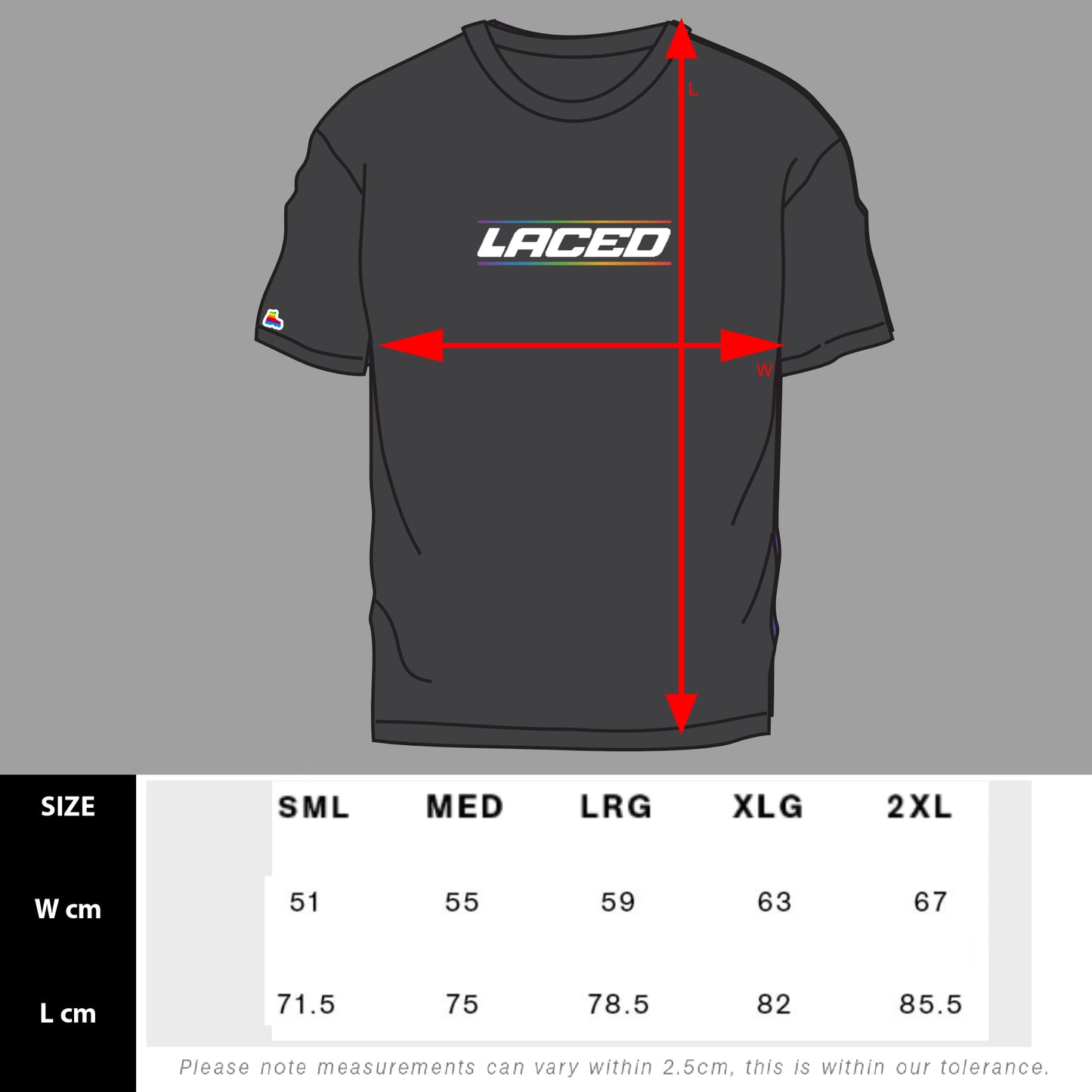 Race Tee - Stone Wash Black