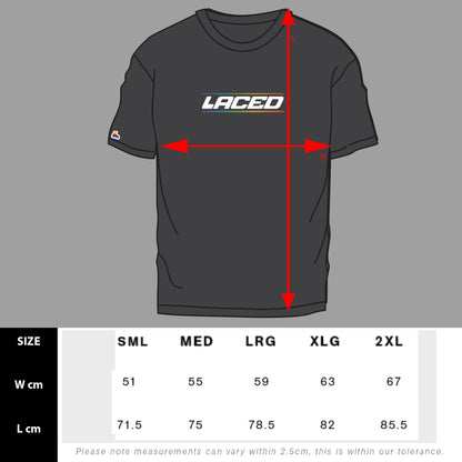 Race Tee - Stone Wash Black